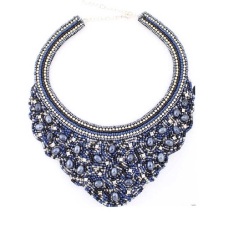 Blue Beaded Necklace
